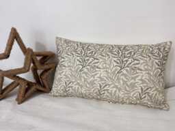 William Morris Willow Bough Natural Fabric Rectangle Cushion Cover/Room Decor/ Gifts - thumbnail 1