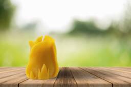 Natural Beeswax Candle, Rose Candle, Pure Beewax Candles, Handmade Gift Candles, Votive Candles - thumbnail 1