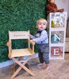 Personalised Childrens Chair For Nursery, Toddler Armchair, Director Chair With Name On, 1st Birthday Gift, Fast Delivery