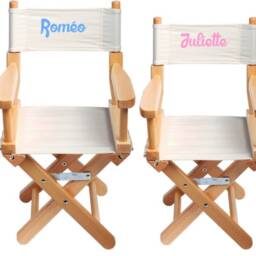 Personalised Childrens Chair For Nursery, Toddler Armchair, Director Chair With Name On, 1st Birthday Gift, Fast Delivery - thumbnail 2