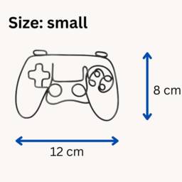 Wire Game Controller Sign Room Wall Art Decor Gamer Gifts Boys, Unique Girl Boy Gaming Birthday Gift Wire - thumbnail 2