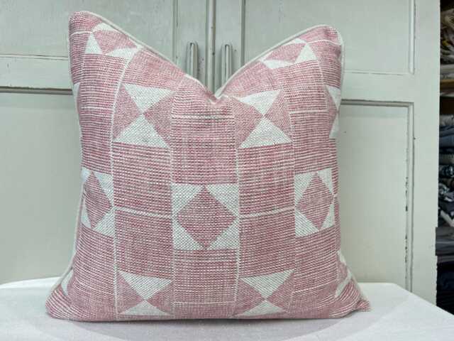 Cushions Made in Fermoie Flag Decorative Pale Pink Neutral Linen Cushion Pillow Throw Cover - image 1