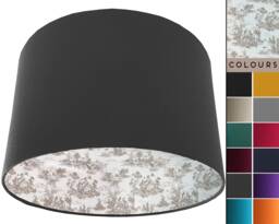 Country Toile Lampshade Handmade Ceiling Or Table Light Shade - thumbnail 1