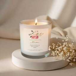 Luxury Personalised Mum Aromatherapy Candle Gift For - Mother's Day, Birthday - thumbnail 2