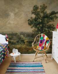 Oil Classic Landscape Removable Wallpaper, Self Adhesive, Wall Mural, Peel & Stick, Repositionable, Decal, Mural #97 - thumbnail 1