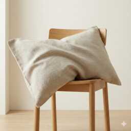 Linen Pillow Case Cover Housewife Pillowcase Standard Queen King Euro White Oatmeal Body - thumbnail 2