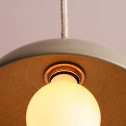 Green Small Dusk Ceramic Lamp Shade & Pendant Set - thumbnail 3