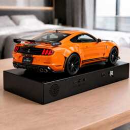 Ford Mustang Shelby Gt500 Car Alarm Clock - Realistic Engine Sound, Handmade, Enthusiast Gift - thumbnail 2