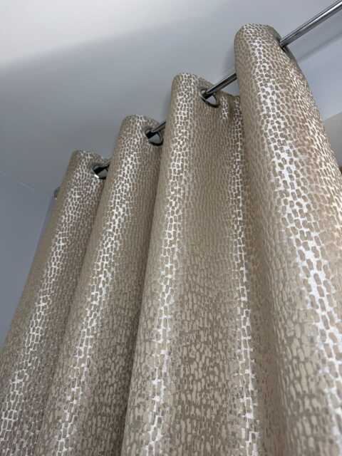 Luxury Bespoke Lined Eyelet Curtains - Antelope Champagne/Gold For Bedroom & Living Room Custom Made, Woldwide Shipping - image 1