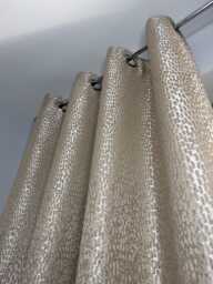 Luxury Bespoke Lined Eyelet Curtains - Antelope Champagne/Gold For Bedroom & Living Room Custom Made, Woldwide Shipping - thumbnail 1
