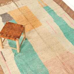 Moroccan Rug, Berber Handwoven Boujaad Rug 6x10 Rug Colorful Boho - thumbnail 3