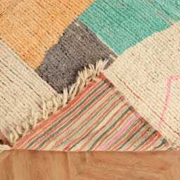 Moroccan Rug, Berber Handwoven Boujaad Rug 6x10 Rug Colorful Boho - thumbnail 4