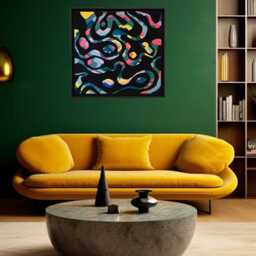 Handwoven Serpent Fiber Art Studio Potato Textile Wall Hanging - thumbnail 2