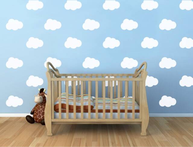 Cloud Wall Decals, Nursery Clouds Decor, Cloud Stickers, Stickers Kids - image 1