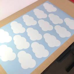 Cloud Wall Decals, Nursery Clouds Decor, Cloud Stickers, Stickers Kids - thumbnail 3