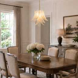 Murano Suspension Lamp - Hand-Blown Glass Italy Decorative Pendant Light - thumbnail 2