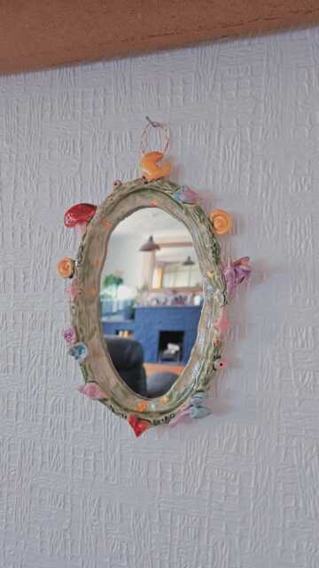 Handmade Fairy Magic Mirror Wall Hanging Wall Mirror - image 1