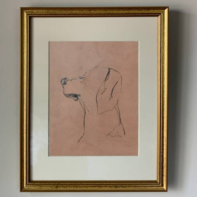 Dog Sketch 4 Art Print, Wall Art, Home Decor, Dog Sketch