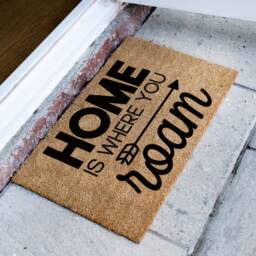 Home Is Where You Roam Doormat - Customised Travel Coir Door Mat For On The Go Camping Gift Caravan Doormats - thumbnail 2