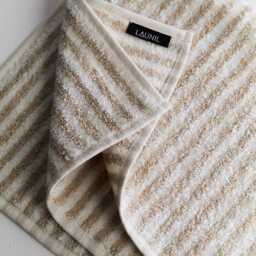 striped Linen Terry Bath Towel, Absorbent Spa Decor, Sustainable Housewarming Gift - thumbnail 2