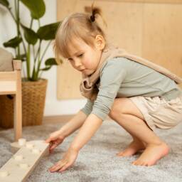 Natural Balance Beam Set 6 Beams, Montessori Board, Double-Sided Path, For Children, , Kids Toy - thumbnail 4