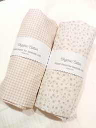 Amana Firstsleep Luxury Bedside Crib Organic Cotton Fitted Sheets - thumbnail 1