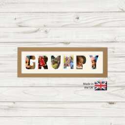 Grumpy Photo Frame Word Name Special Gift Father's Day 1253-Cc By Photos in A Word - thumbnail 1