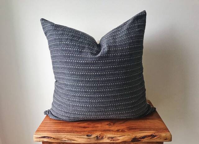 Joel Tribal Pillow Cover - 20 X Square Case Chiang Mai Housewarming Gift Modern Textured - image 1