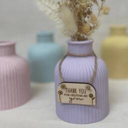 Personalized Teacher Gift, Jesmonite Mini Vase, End Of Term Thank You - thumbnail 2