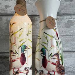 Duck Vase & Light Up Bottle Set, Gifts, Duck Ducklings, Lovers - thumbnail 3