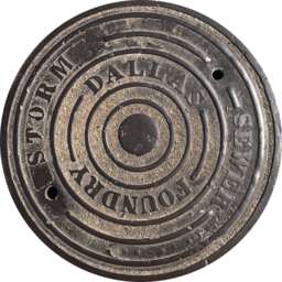 South Series - Dallas, Tx Sewer Cover Doormat