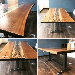 "28"" Metal Table Legs W Extension Bars, Steel Base, Width 24"", Height 26"" - 30" - thumbnail 2