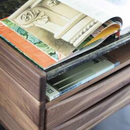 Nightstand With Drawers, Bedside Table, Mid Century Modern Nightstand, Small Table For - thumbnail 3