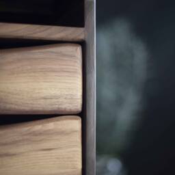 Nightstand With Drawers, Bedside Table, Mid Century Modern Nightstand, Small Table For - thumbnail 4