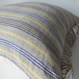 Vintage Hmong Pillow Case Handwoven Ethnic Throw Pillow Cover Frazada Cushion Pastel Colours Decorative Pillows Tribal Woven Textile - thumbnail 4