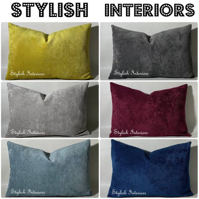Hi-Quality Handmade Kensington Velvet Rectangle Cushion Cover Sofa Pillowcase - image 1