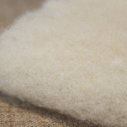 "Organic Wool Filled Pillow With Foam Core, Standard Size - 20""x26" - thumbnail 3