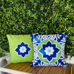 Mediterranean Cushion Cover - Colourful Boho Pillow Housewarming Gift Christmas Gifts - thumbnail 2