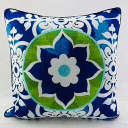 Mediterranean Cushion Cover - Colourful Boho Pillow Housewarming Gift Christmas Gifts - thumbnail 3