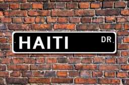 Haiti Sign, Wall Decor, Gift, Souvenir, Souvenir Keepsake, Custom Quality Metal Sign - thumbnail 1