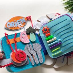 Activity Felt Book, Quiet Book For Toddler Girl Or Boy , Personalised Busy Book, Child 1-3 Year - thumbnail 3