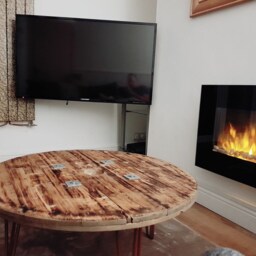 Cable Drum Coffee Table - thumbnail 2