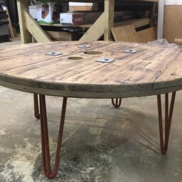 Cable Drum Coffee Table - thumbnail 3