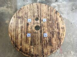 Cable Drum Coffee Table - thumbnail 1