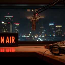 On Air Led Light Box, Sign, Recording Sign, Podcasting Lightbox With Plexiglas Slide - thumbnail 2