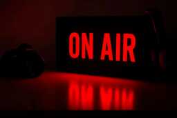 On Air Light Box, Sign, Recording Sign, Podcasting Wooden Lightbox With Plexiglas Slide, Custom Lightbox, Led Lightbox