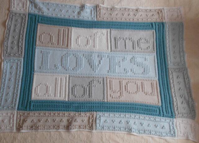 Loves Pattern For Crocheted Blanket - image 1
