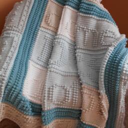 Loves Pattern For Crocheted Blanket - thumbnail 2