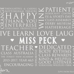 Teacher Gift, Teacher Present, Keepsake Thank You, Present For A Teacher, Tutor School Retirement - thumbnail 2