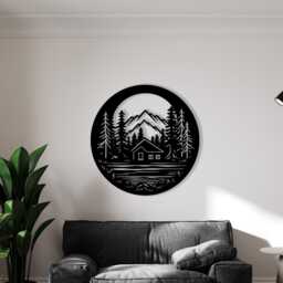 Mountain Wall Art, 3D Decor For Living Room, Housewarming Gifts - thumbnail 1